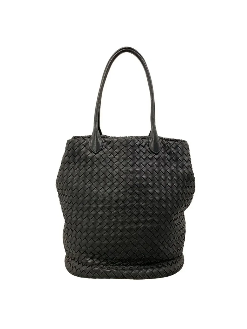 Bottega Veneta Tote Intrecciato Black Leather